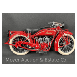 Indian Die-Cast Motorcycle Model, with Original Packaging, 15" Wide
