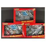 (3) Fast Lane Die-Cast Super Aircraft 5 Packs, in Original Boxes
