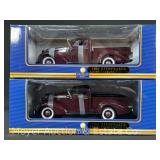 (2) American Mint 1937 Studebaker Pick Up 1:18 Scale Die-Cast Models, with Original Boxes