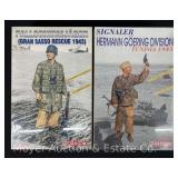 (2) Dragon Warrior Series Plastic Model Kits, 1/16 Scale, Sealed in Plastic