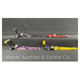 (4) Top Fuel Die-Cast Dragsters, 16" Long