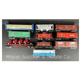 (10) Asst. Freight Cars, Most Unmarked or Built Kits
