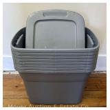 (8) Sterilite 18 Gallon Storage Totes with Lids