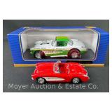 (2) American Mint Die-Cast Model Corvettes, 1:18 Scale and Other, with Original Boxes