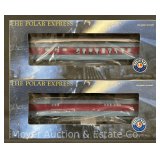 (2) Lionel Polar Express Cars, No. 25134 and 25135, with Original Boxes