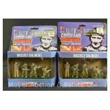 (2) Blue Box Toys Elite Command Die-Cast British Soldier Sets, with Original Boxes