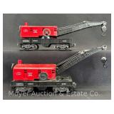 (2) Lionel No. 6560 Operating Work Cranes