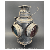 Handlan NYCS Railroad 4-Way Signal Lamp, 16"h