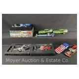 (8) Asst. Die-Cast Dragster/Drag Car Models