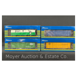 (4) Athearn HO Scale Boxcars, with Original Boxes