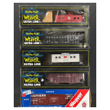 (5) Weaver Freight Cars, with Original Boxes