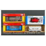 (4) Asst. HO Scale Freight Cars, with Original Boxes