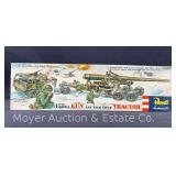 Revell 155mm Gun and High Speed Tractor Plastic Model Kit, with Original Box