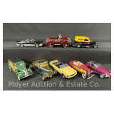 (8) Asst. Die-Cast Cars, 7"-8" Long