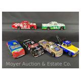 (6) Nascar Die-Cast Trucks, 9" Long