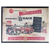 Gilbert American Flyer Auto-rama Speedway 8 Race Set, with Original Box