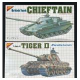 (2) Nichimo Plastic Tank Model Kits, with Original Boxes