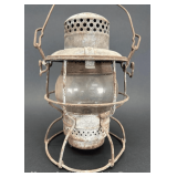Adlake EL Railroad Lantern, with Clear Unmarked Globe, 9.25"h