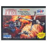 MPC Star Wars 3 Piece Set: B-Wing, X-Wing, and TIE Interceptor, Sealed in Original Box