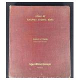 1919 Atlas of Railway Traffic Maps, 11.5"x10"