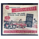 Gilbert American Flyer Auto-rama Daytona Tri-Oval Stock Car Race Set, with Original Box