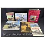 Group of Railroad Related Books and Record Albums