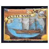 Revell Cutty Sark Wall Display Plastic Model Kit, 13"x18" Finished Size, with Original Box