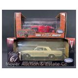 (2) Highway 61 Die-Cast Model Cars, 1:18 Scale, with Original Boxes