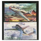 (2) Plastic Model Plane Kits, 1/48 Scale, One Sealed in Plastic, with Original Boxes