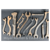 Group of Railroad Related Tools, Wrenches, Punches, Etc.