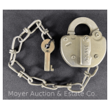 Adlake CR Railroad Padlock, with Key