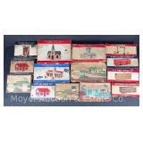 (14) Plasticville Scale Building Sets with Original Boxes