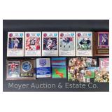 Group of Sports and Trading Cards