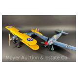 (2) Balsa Wood Plane Models, 24'-28' Wingspan