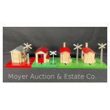 (3) Automatic Gateman, No. 45, with Warning Bell and Shack, No. 76