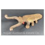 Cast Iron Beetle Boot Jack, 11" Long