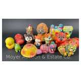 Group of Asst. Animal Coin Banks, 3"-8.5"h