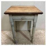 Single Drawer Country Stand, 21”x19”x28”h