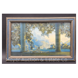 "Daybreak" by Maxfield Parish Print, Framed 13"x20.5"