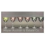 (6) Mid-Century Modern Faber Krome Kraft Cocktail Glasses