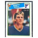 1988 O-Pee-Chee Brett Hull No. 66 Hockey Card