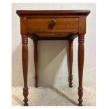 Single Drawer Pine Stand, Antique, 21"x18"x29"h