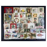 (30) Christmas Vintage Postcards