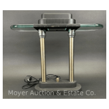 Postmodern Robert Sonneman Style Halogen Desk Lamp, 15"h