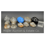 Group of Asst. Glass Coin Banks, 3”-6.5”h