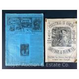 (2) Early Christmas Catalogs, Butler Brothers and Carey Bros. & Grevemeyer