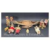 Group of Asst. Miniature Dolls, 3.5"-8" Long