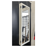 Over the Door Mirror/Jewelry Organizer, Mirror is 14"x4"x42"h