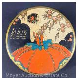 La Lete Parfumeurs Advertising Tin, 5"w