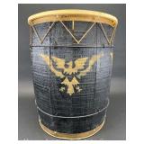 Drum, Made from Wooden Keg, 17"h